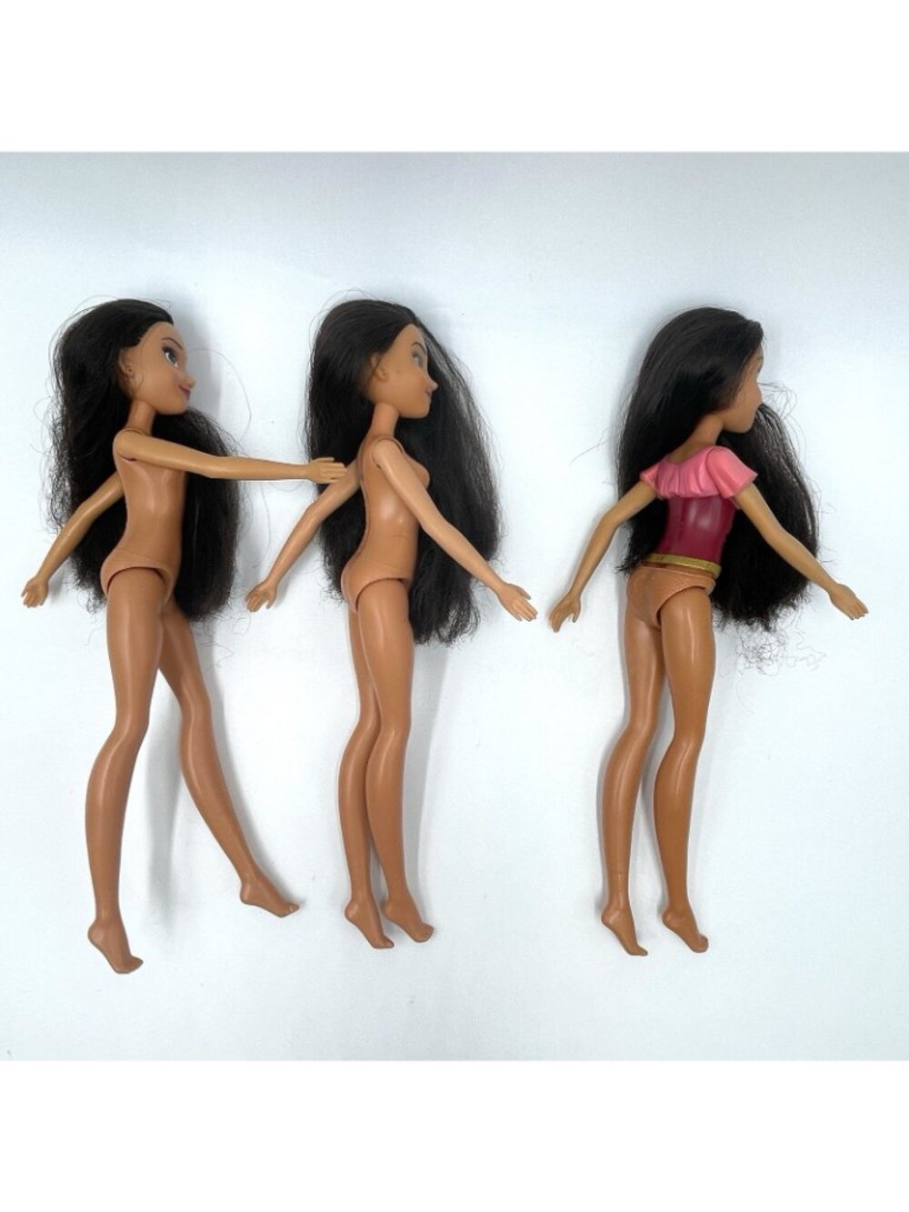 Lot of 3 Disney Elena of Avalor Dolls 11.5" Hasbro Nude for OOAK Custom Art Base - Picture 8 of 10